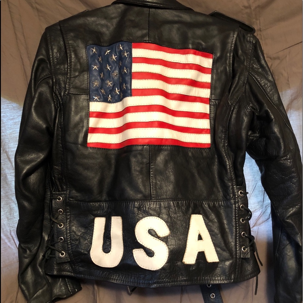 Men’s Leather Riding Jacket
